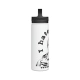 Austin Hates Fishing Stainless Steel Water Bottle