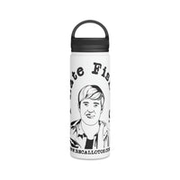 Austin Hates Fishing Stainless Steel Water Bottle